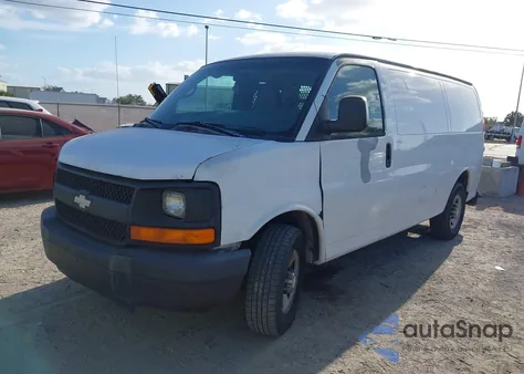 2008 Chevrolet Express Work Van from USA, damaged, VIN 1GCGG25C781128962
